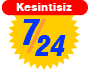 7 gün, 24 saat kesintisiz servis