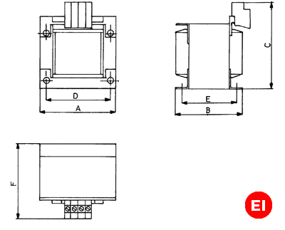 Single Phase Isolation Transformers EI Types